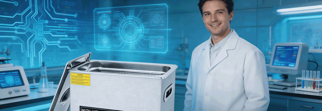 Medical equipment ultrasonic cleaning - surgical instruments, dental tools, hospital devices