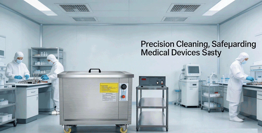 Single tank ultrasonic cleaner - compact and efficient for labs, workshops, and small parts