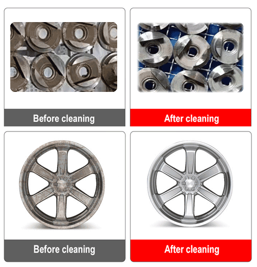 PLC-controlled custom ultrasonic cleaner with conveyor integration